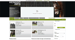 Desktop Screenshot of hengst.info