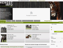 Tablet Screenshot of hengst.info