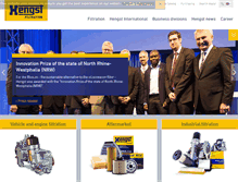 Tablet Screenshot of hengst.com